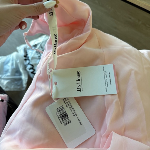 Pink Ruffle Mini Dress - Picture 7 of 7